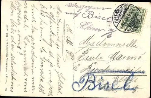 Regiment Ak Offenburg in Baden Schwarzwald, Kaserne Infanterie Regiment Nr. 170