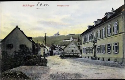 Ak Stühlingen im Schwarzwald Baden, Hauptstraße