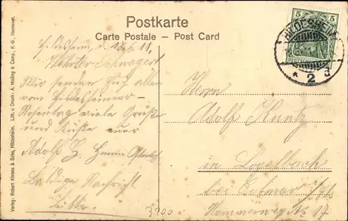 Künstler Ak Eckhardt, W., Hildesheim in Niedersachsen, Rosentag 18. Juni 1911