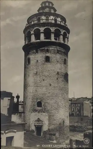 Ak Konstantinopel Istanbul Türkei, Tour de Galata