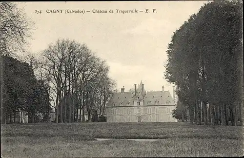 Ak Cagny Calvados, Chateau de Triquerville