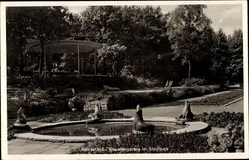 Ak Remscheid im Bergischen Land, Staudengarten im Stadtpark