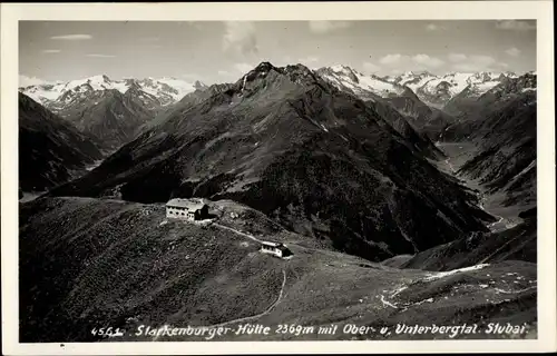 Ak Stubai Tirol, Stakenburgerhütte, Ober- und Unterbergtal