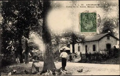 Ak Aïn Draham in Tunesien, Camp de la Sante, Maison Cantoniere