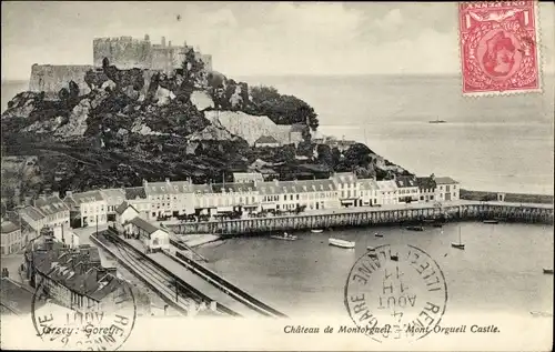 Ak Gorey Jersey Kanalinseln, Mont Orgueil Castle