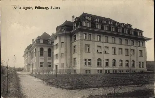Ak Fribourg Freiburg Stadt Schweiz, Villa Agnes