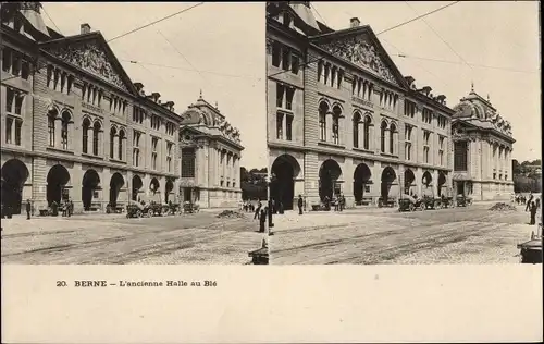 Stereo Ak Bern Stadt Schweiz, L'ancienne Halle au Ble