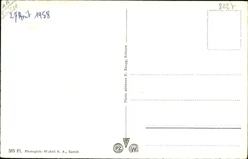 Ak Motélon Bulle Kanton Freiburg, Panorama vom Ort
