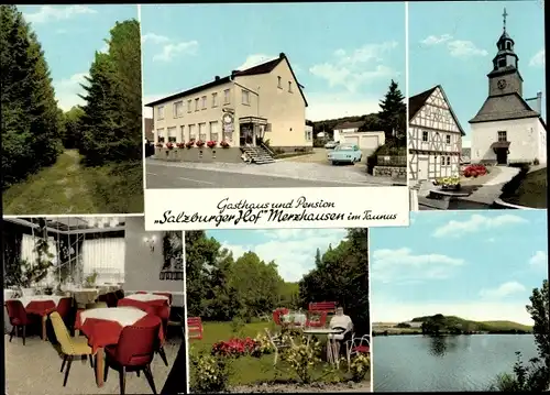 Ak Merzhausen Usingen im Taunus, Gasthaus Salzburger Hof