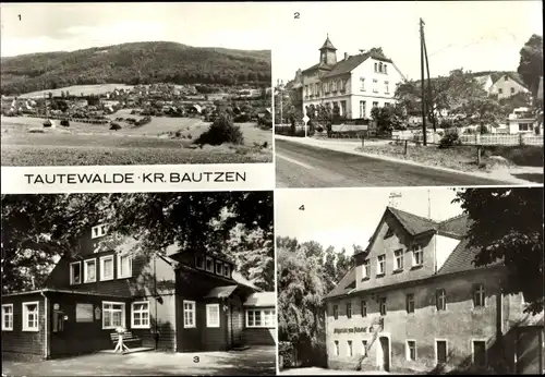 Ak Tautewalde Wilthen in der Oberlausitz, Teilansichten