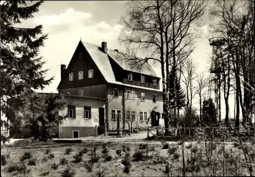 Ak Marienberg im Erzgebirge Sachsen, Berggasthaus Gebrüder-Höhe