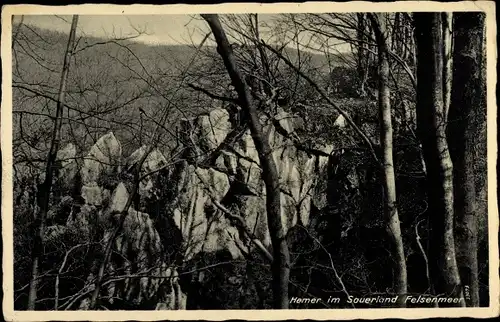 Ak Hemer im Sauerland, Felsenmeer