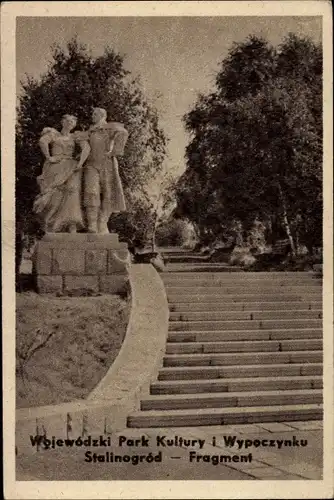 Ak Katowice Kattowitz Oberschlesien, Wojwodzki Park Kulturý