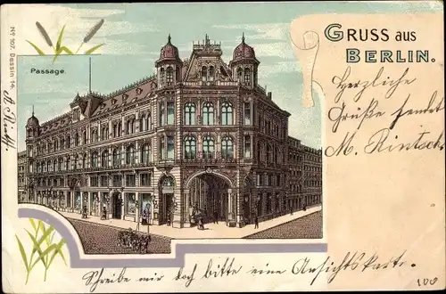 Litho Berlin Mitte, Friedrichstraße, Passage