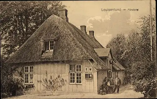 Ak Güby in Schleswig Holstein, Schloss Louisenlund, Försterei