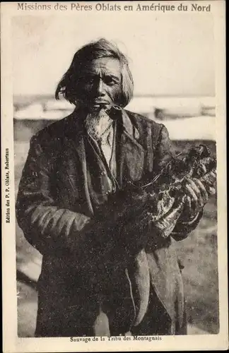 Ak Mission des Pères Oblats en Amérique du Nord, Sauvage de la Tribu des Montagnais