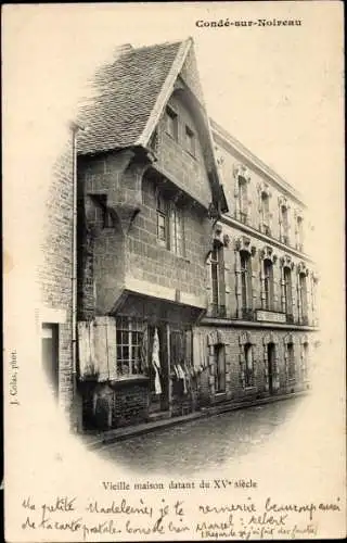 Ak Condé sur Noireau Calvados, Vieille maison