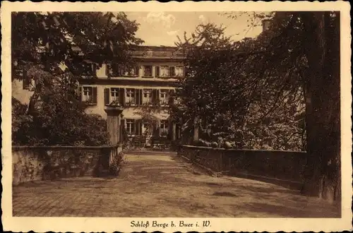 Ak Buer Gelsenkirchen im Ruhrgebiet, Schloss Berge