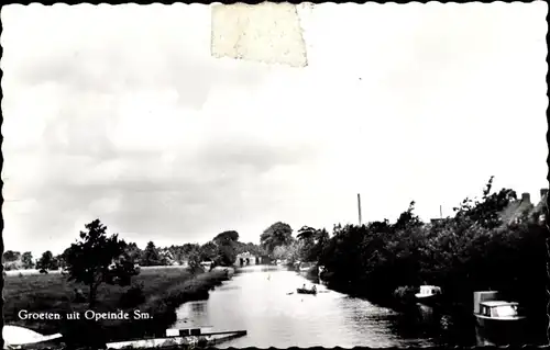 Ak Opeinde Friesland Niederlande, Flusspartie