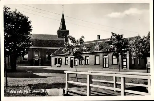 Ak Polsbroek Utrecht Niederlande, Ned. Herv. Kerk