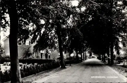 Ak Groenekan Utrecht Niederlande, Lindenlaan