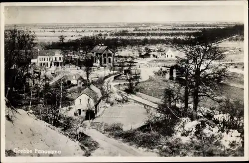 Ak Rhenen Utrecht Niederlande, Grebbe, Panorama vom Ort