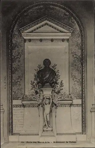 Ak Paris VI., Ecole des Beaux Arts, Monument de Duban