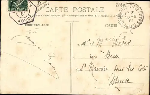 Ak Fort Mahon Plage Somme, Hotel de la Tour, Agence Letestu