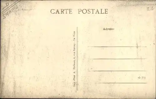 Ak Sablé sur Sarthe, Le Chateau vu du Port