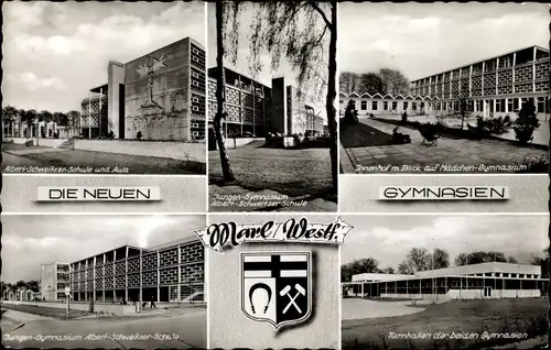 Ak Marl im Ruhrgebiet, Albert Schweitzer Schule