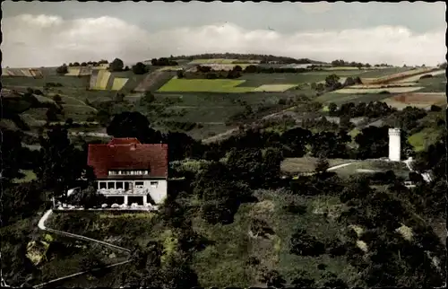 Ak Bad Orb Spessart, Café Wartturm mit Umgebung