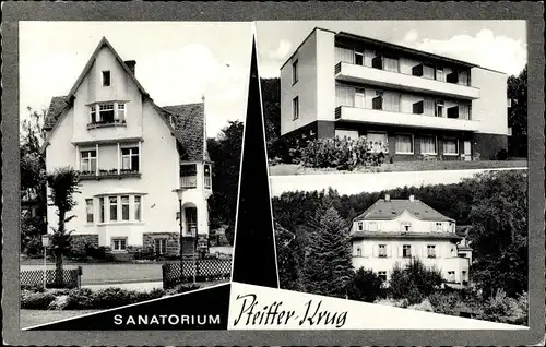 Ak Bad Orb im Spessart, Blick auf das Sanatorium Pfeiffer Krug