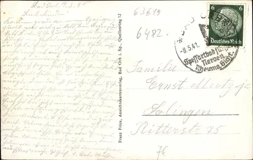 Ak Bad Orb im Spessart, Wildpark