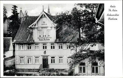 Ak Hahnenklee Bockswiese Goslar im Harz, Fremdenheim Th. Hein, Hauptstraße 21