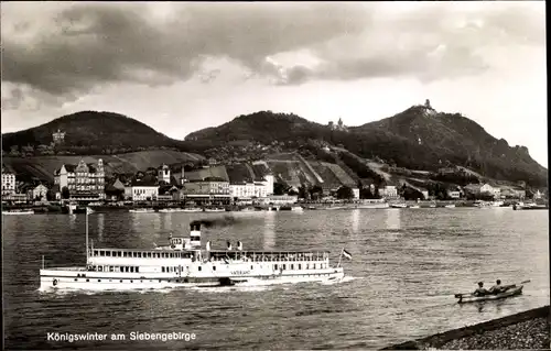 Ak Königswinter am Rhein, Salondampfer Vaterland