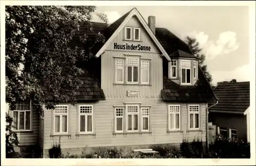 Ak Bockswiese Goslar in Niedersachsen, Haus in der Sonne, Bes. T. Rehn