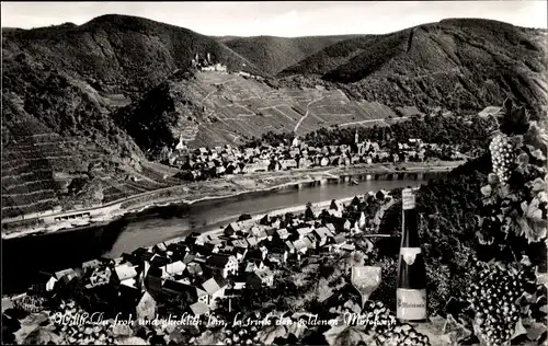 Ak Alken an der Mosel, Gesamtansicht, Wein