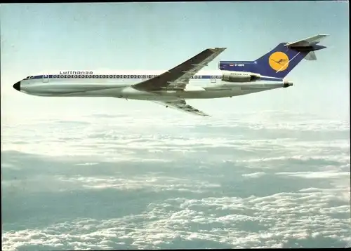 Ak Deutsches Passagierflugzeug, Lufthansa, Boeing B 727 Europa Jet