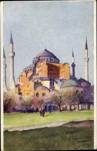 Künstler Ak Konstantinopel Istanbul Türkei, Ste. Sophie
