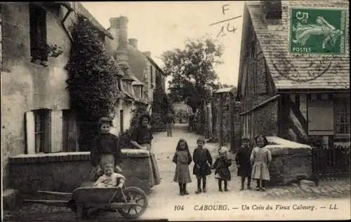 Ak Cabourg Calvados, Un Coin du Vieux Cabourg