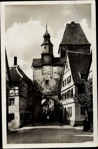 Ak Rothenburg ob der Tauber Mittelfranken, Markusturm