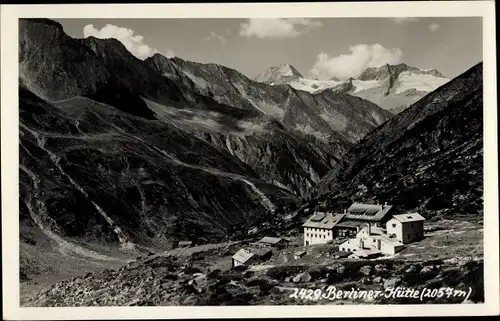 Ak Mayrhofen im Zillertal Tirol, Berliner Hütte, Talblick