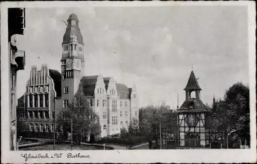 Ak Gladbeck Westfalen, Rathaus