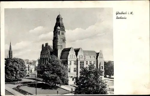 Ak Gladbeck im Ruhrgebiet, Rathaus