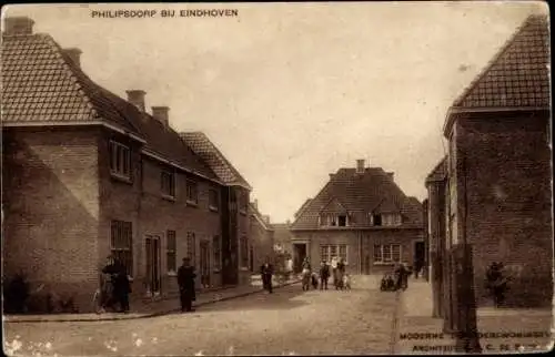 Ak Eindhoven Nordbrabant Niederlande, Philipsdorp