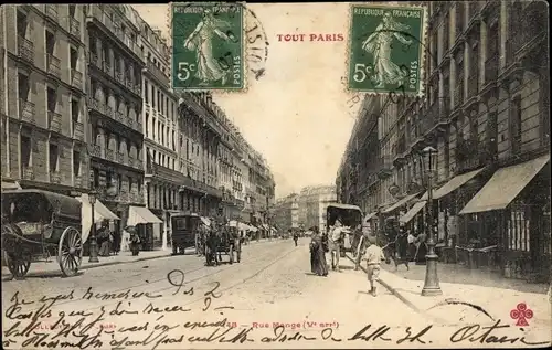 Ak Paris V., Rue Monge