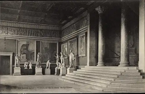 Ak Paris VI., Ecole des Beaux Arts, Vestibule de la Salle Melpomene