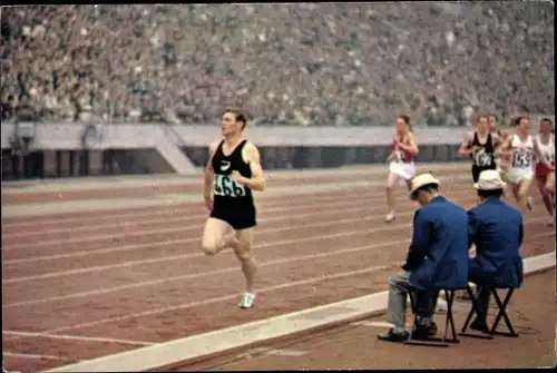 Ak XVIII. Olympische Spiele Tokio 1964, Leichtathletik 1500 Meter Lauf, Peter Snell, Odlozil, Davies