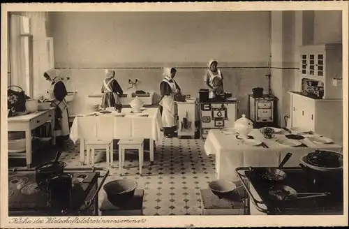 Ak Gunzenhausen im Fränkischen Seenland, Diakonissen Mutterhaus Hensoltshöhe, Küche
