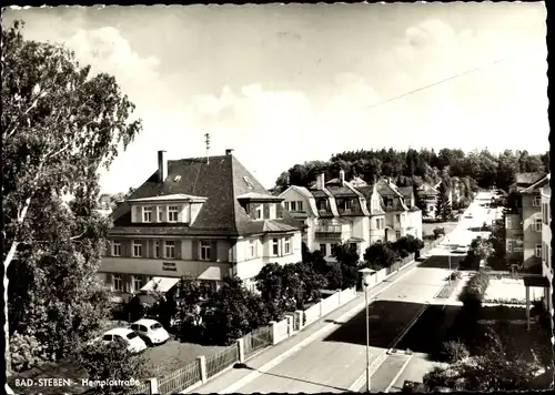 Ak Bad Steben im Frankenwald Bayern, Hemplastraße
